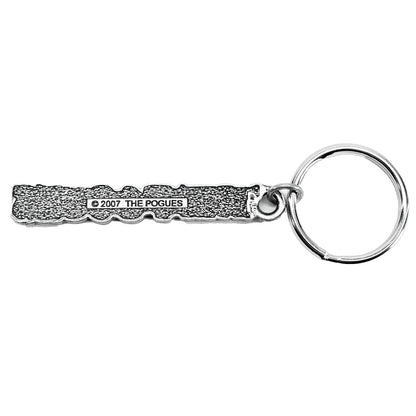 Die Cut Logo Metal Key Chain