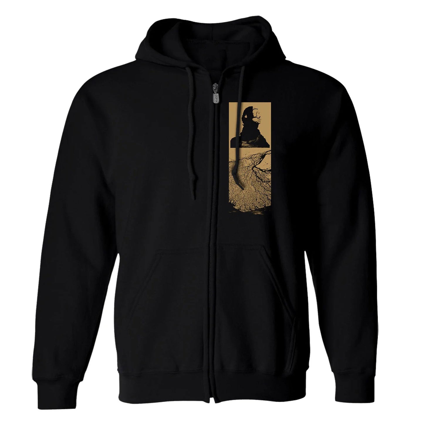 Shrines of Paralysis Zippered Hooded Sweatshirt