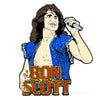 Bon Scott Enamel Pin Pewter Pin Badge