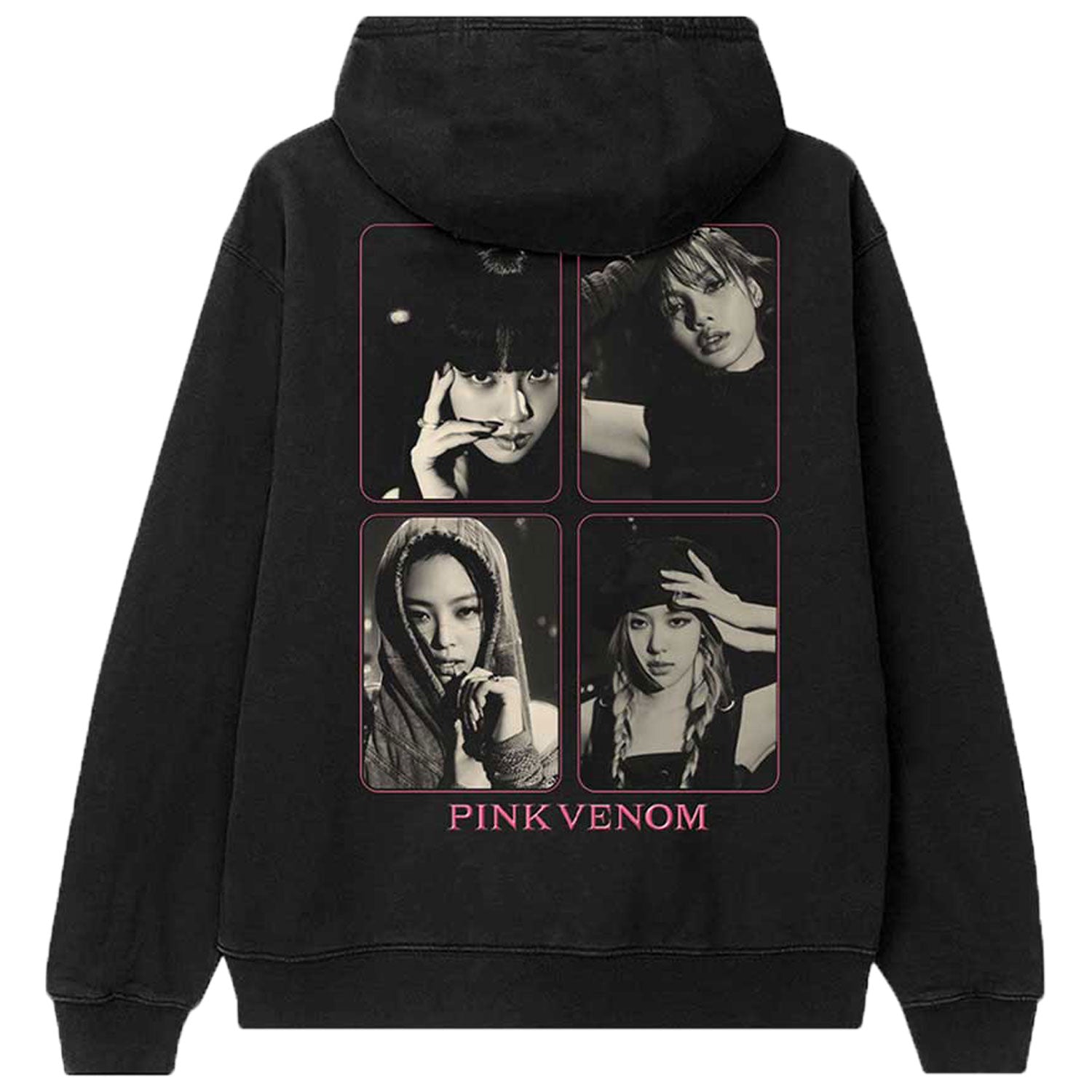 BlackPink Pink Venom Group Photo Hooded Sweatshirt