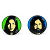 David Gilmour & Nick Mason Pewter Pin Badge