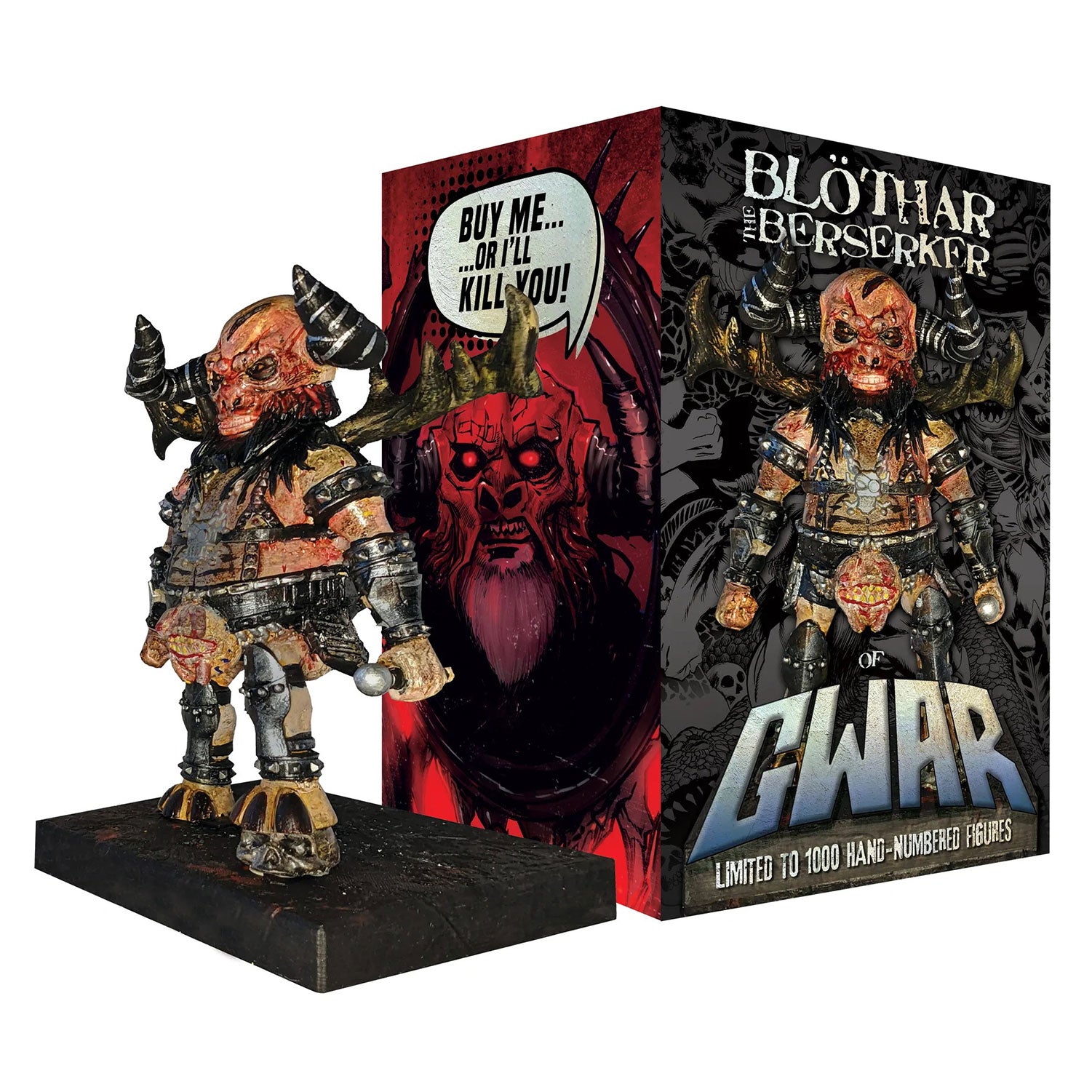 GWAR - Bl�thar the Beserker Bobblehead (Limited Edition) Head Knocker