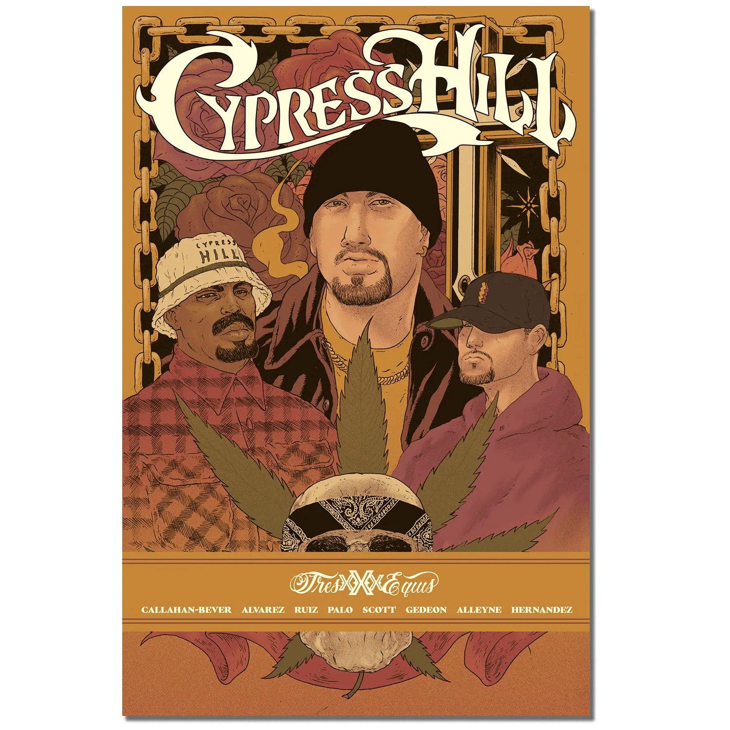 Cypress Hill: Tres Equis Graphic Novel Comic Book