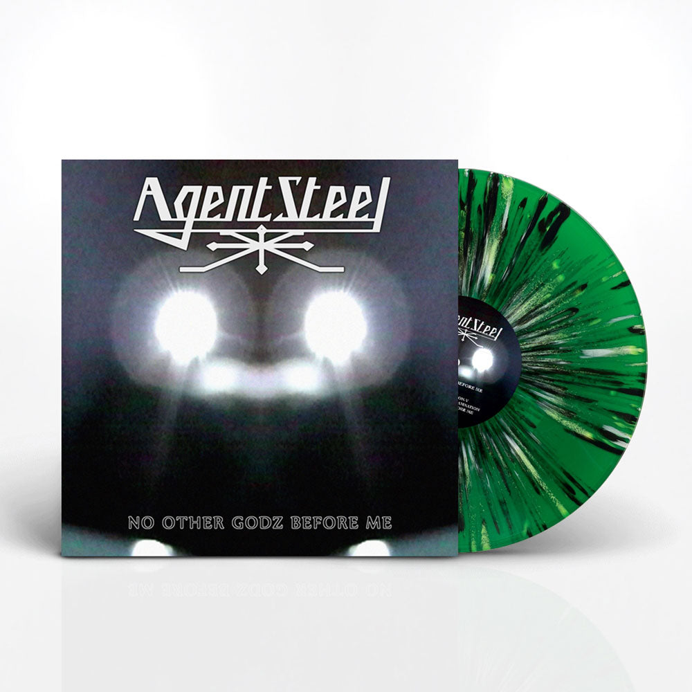 Agent Steel No Other Godz Before Me (green/ Black/white Splatter) Vinyl Double Album Vinyl