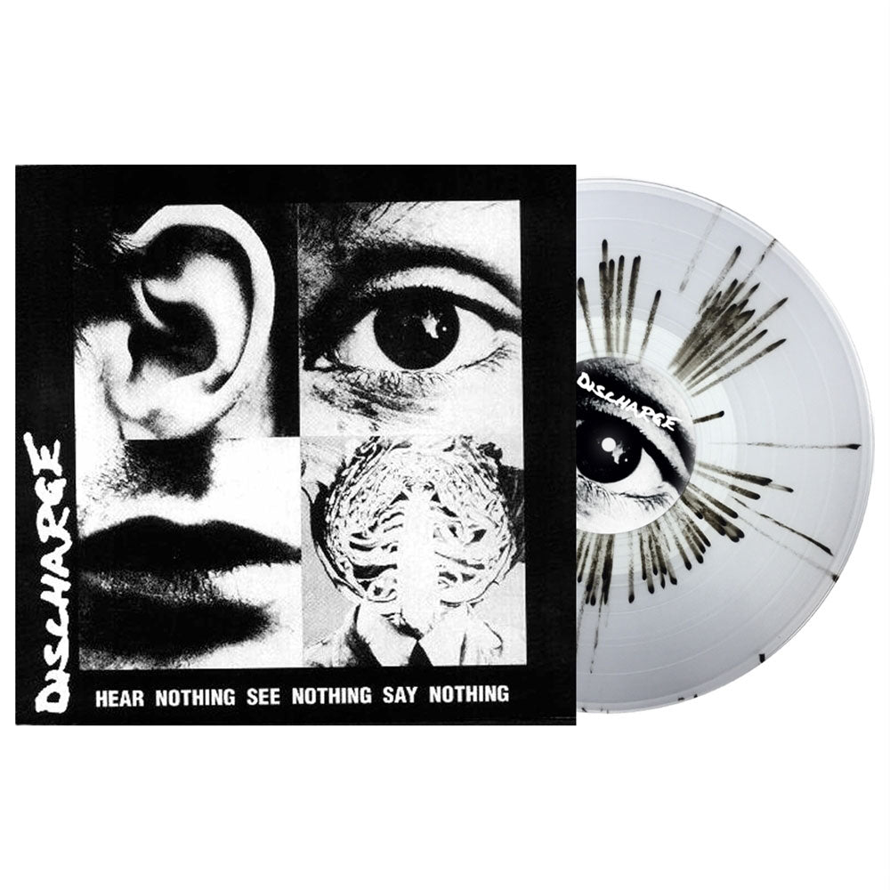 Discharge Hear Nothing See Nothing Say Nothing (clear/black Splatter Vinyl) Vinyl LP Vinyl