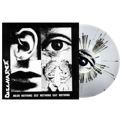Discharge Hear Nothing See Nothing Say Nothing (clear/black Splatter Vinyl) Vinyl LP Vinyl