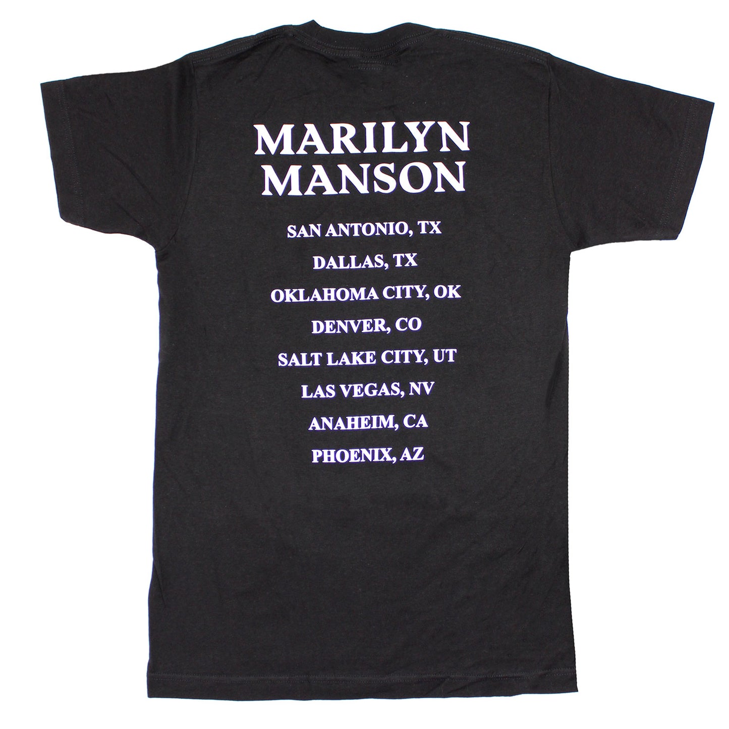 Marilyn Manson Fists US Tour Tee T-shirt