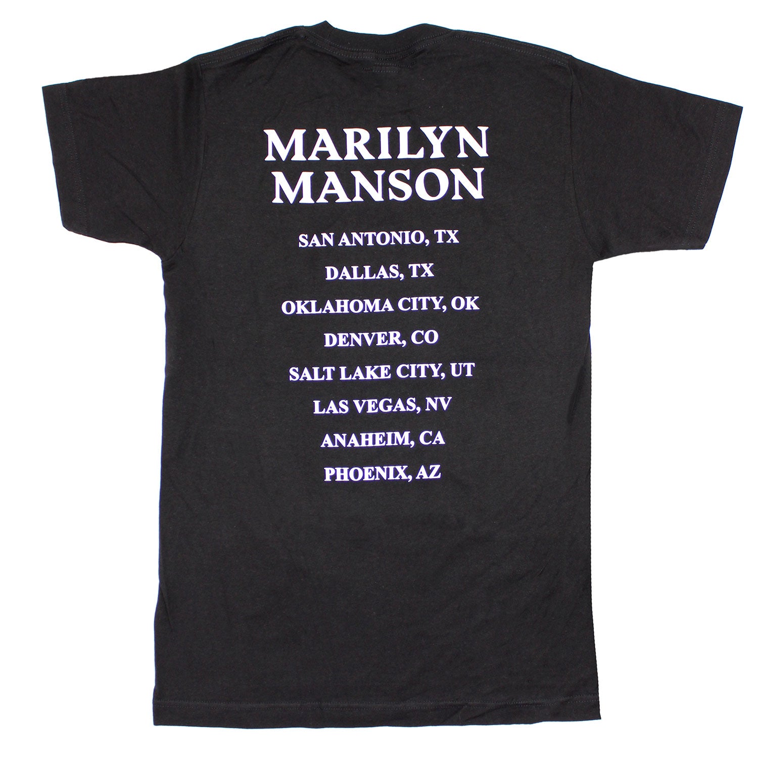 Marilyn Manson Fists US Tour Tee T-shirt