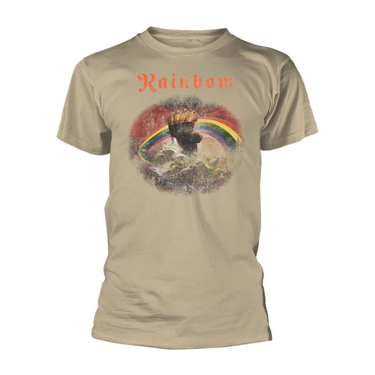 Rainbow Rising Distressed (natural) T-shirt