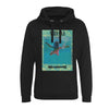 Ripple Overlay Hooded Sweatshirt