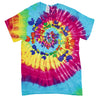 Blue, Pink & Yellow Tie Dye T-shirt