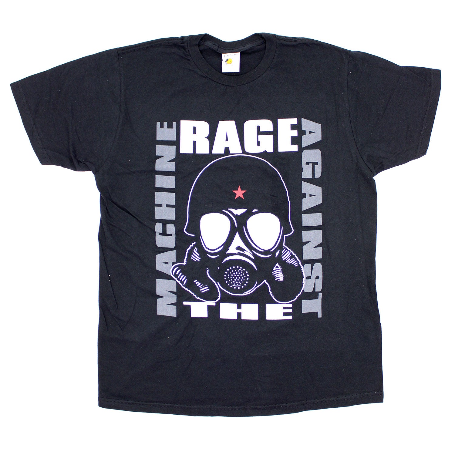 Boxed Logo With Gas Mask T-shirt