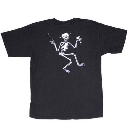 Social Distortion Black & White Live Band Photo Over Logo T-shirt