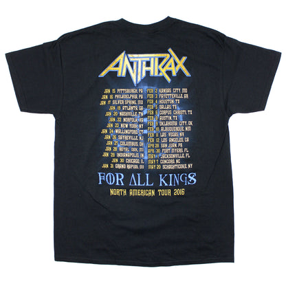 Anthrax For All Kings Tour 2016 T-shirt