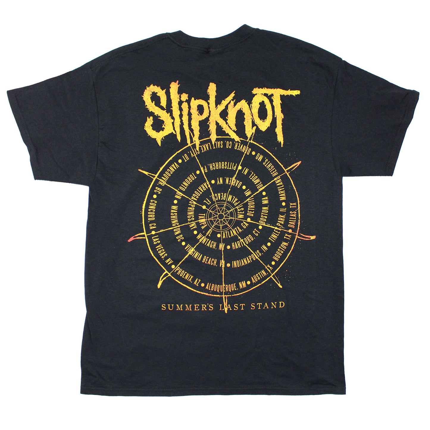 Slipknot Summer's Last Stand Band Wheel T-shirt