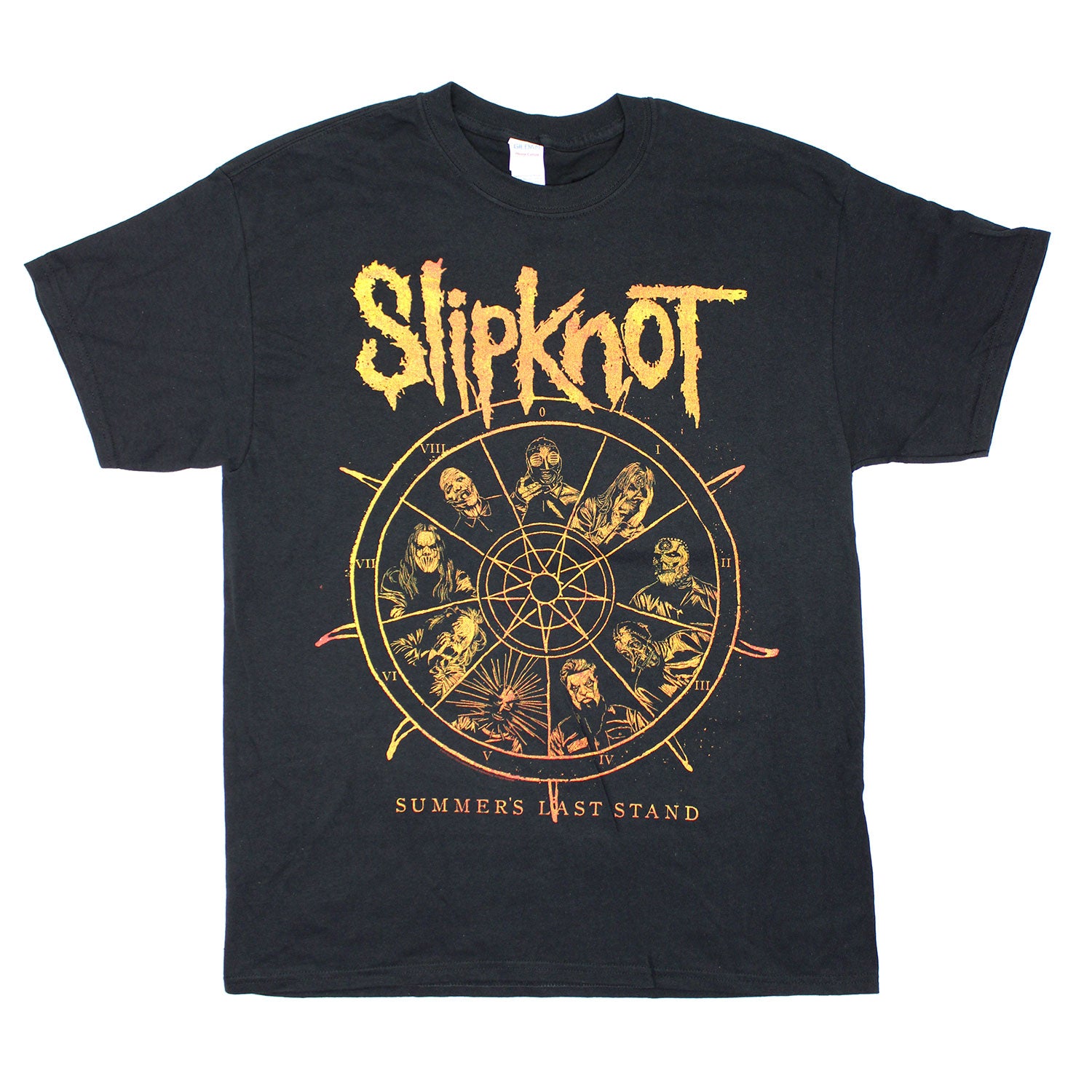 Slipknot Summer's Last Stand Band Wheel T-shirt