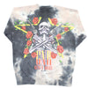 Skeleton With Pistols One Of A Kind Tie Dye Sweatshirt Sweatshirt