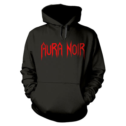 Aura Noir Logo Hooded Sweatshirt