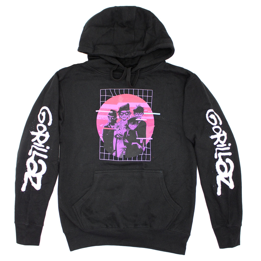 Gorillaz Grid Hooded Sweatshirt 443634 | Rockabilia Merch Store