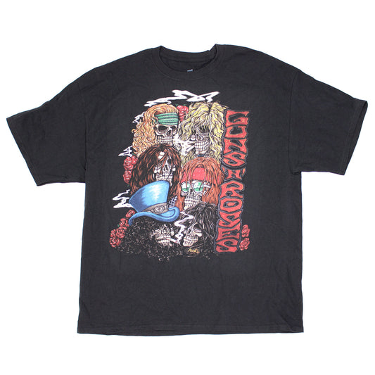 Guns N Roses Stacked Skulls Tee T-shirt