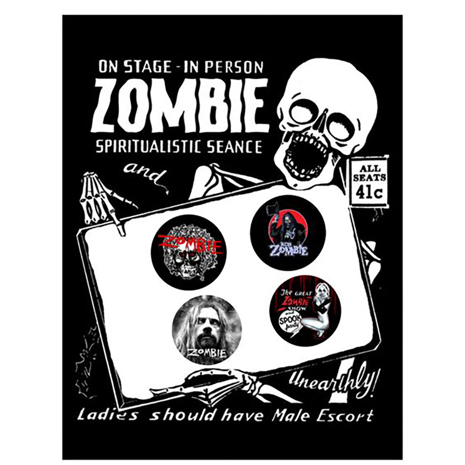 4 pc. Button Pack Collector Items