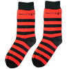 Knotfest Red and black striped socks Socks