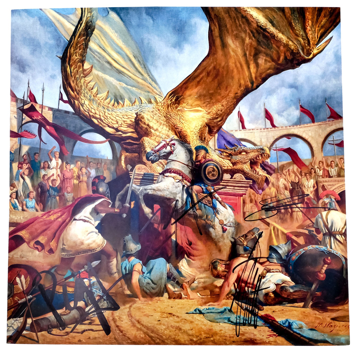 Dragon Signed Print (Autographed) Concert Promo Poster