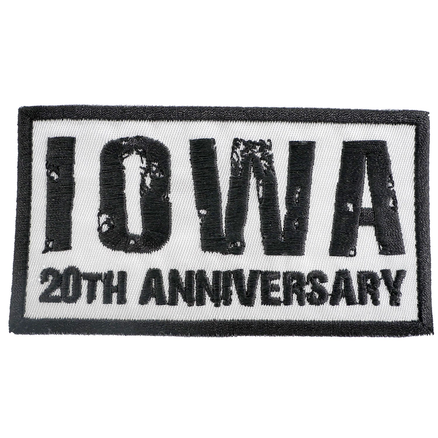 Iowa 20th Anniversary Embroidered Patch