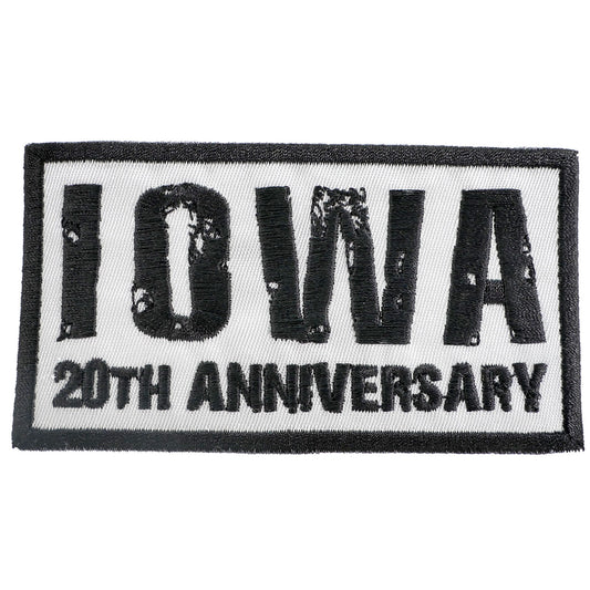 Iowa 20th Anniversary Embroidered Patch