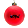 Knotfest Ball Ornament (Red) Christmas Ornament