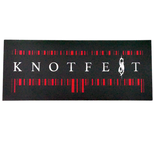 Slipknot Knotfest Barcode Sticker