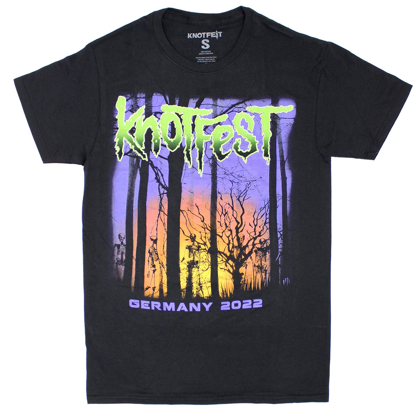 Slipknot Knotfest Germany Skeletons In The Forest T-shirt