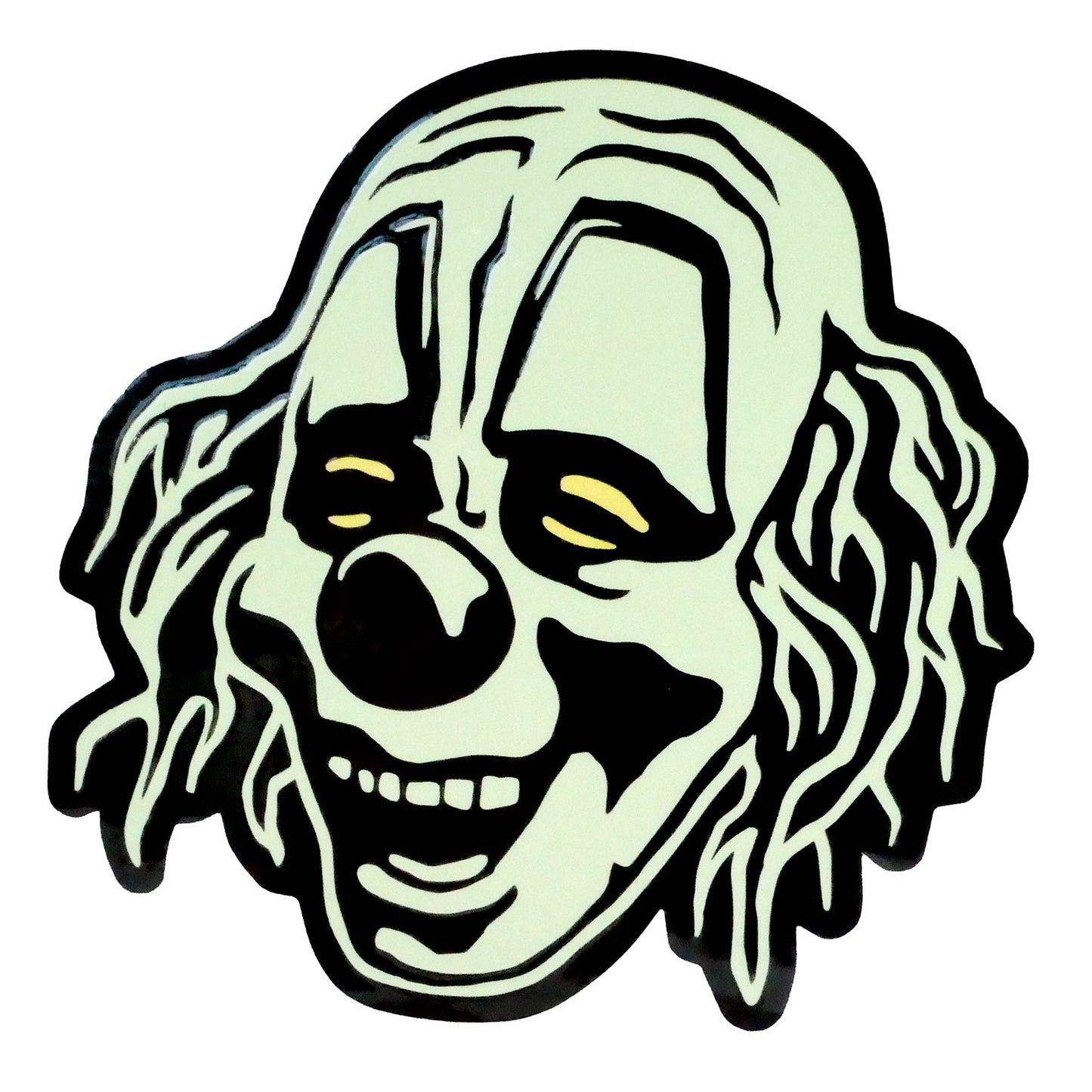 Clown Glow In The Dark Sticker