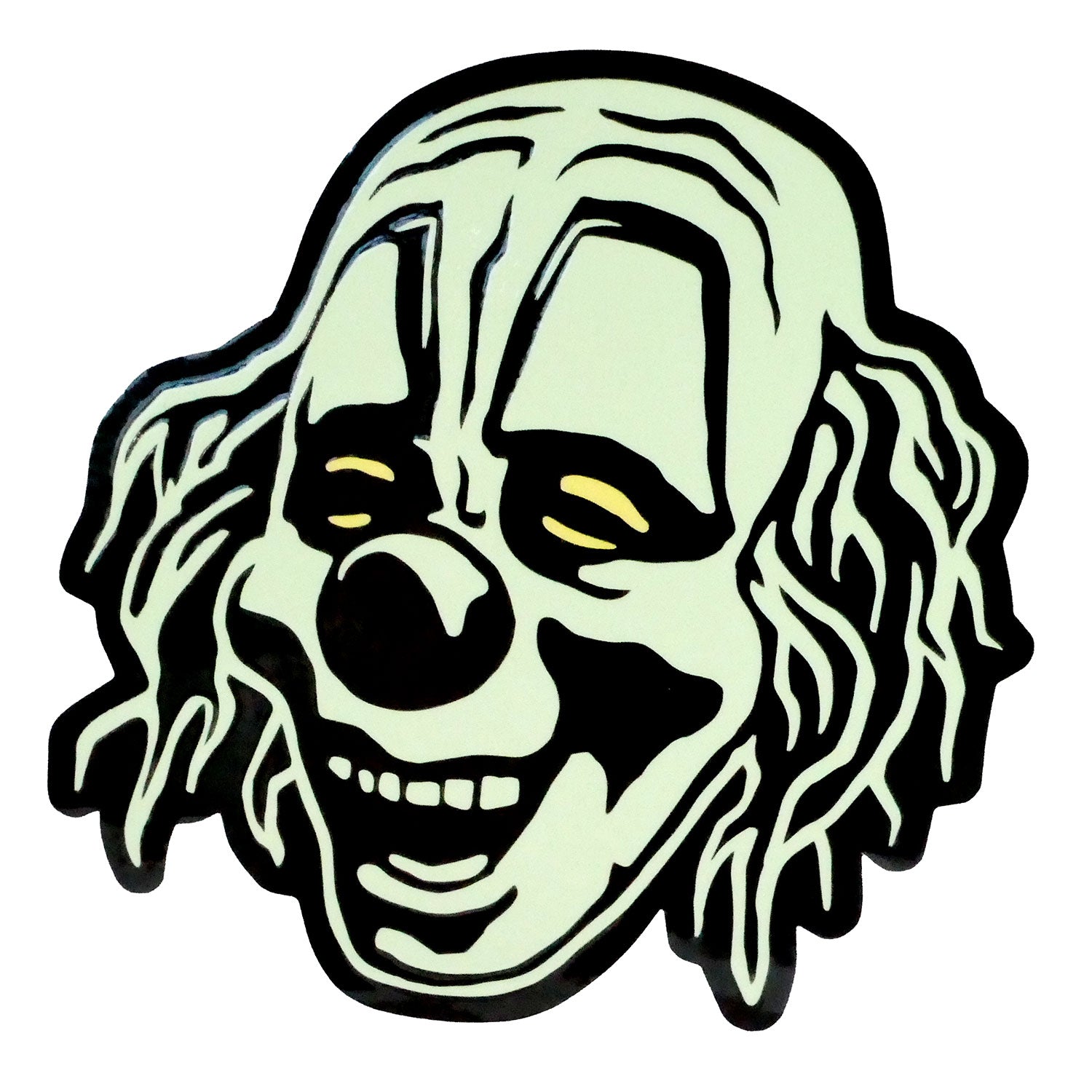 Clown Glow In The Dark Sticker