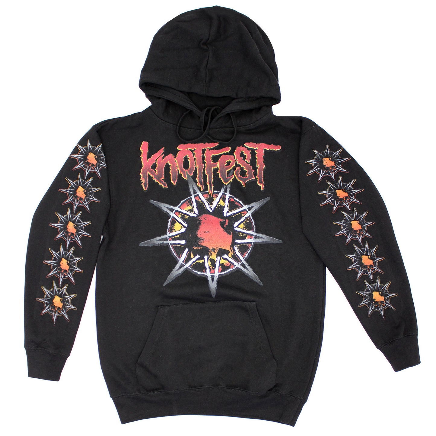 Slipknot Knotfest Deathknot Fire Hooded Sweatshirt
