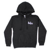 Apple Back Zip Up Hooded Fleece Zippered Hooded Sweatshirt