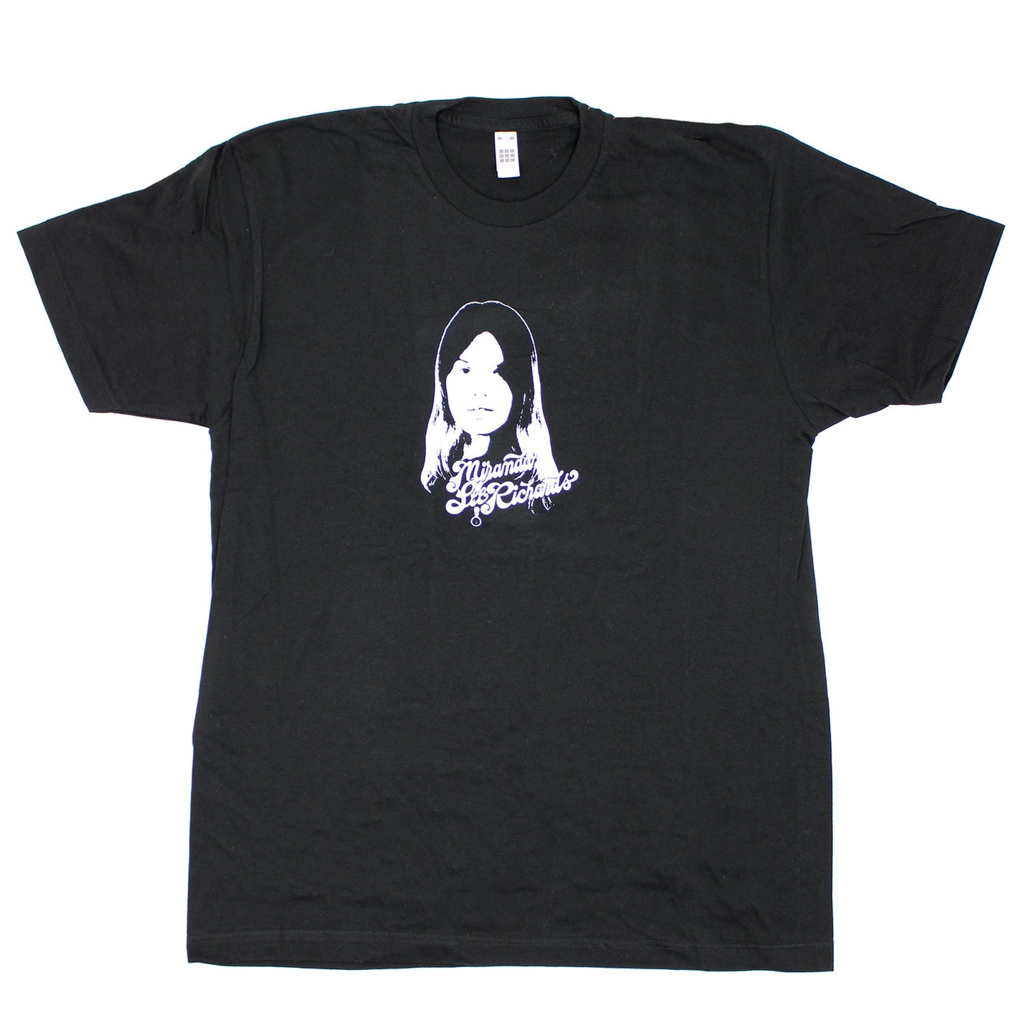 Miranda Lee Richards Black & White Photo & Logo T-shirt