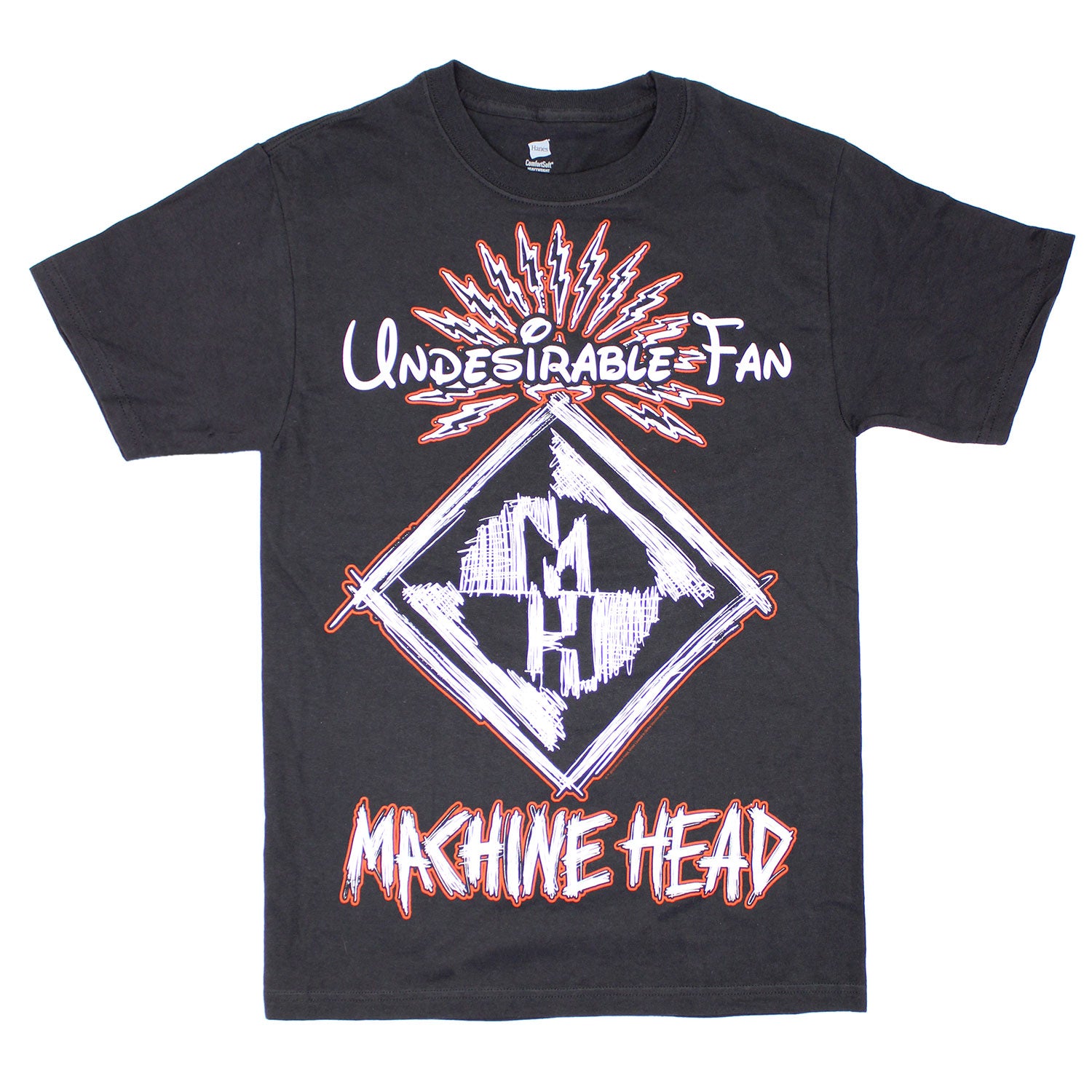 Machine Head Undesirable Fan Slim Fit T-shirt 444109 | Rockabilia Merch ...
