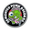 Demented Punk Logo Enamel Pin by Stephen Blickenstaff Pewter Pin Badge