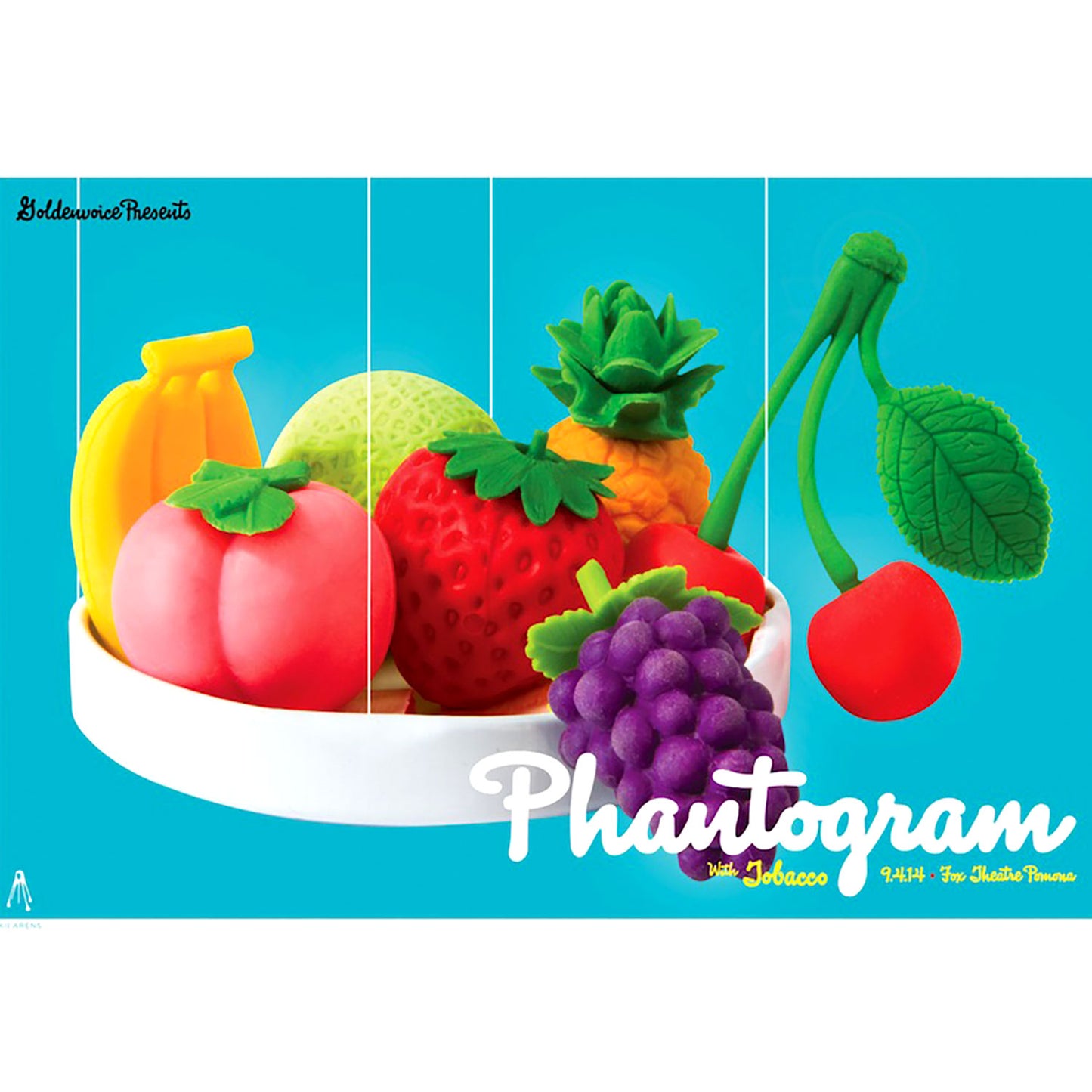 Phantogram Fox Theatre 2014 Print by Kii Arens Limited Screenprint