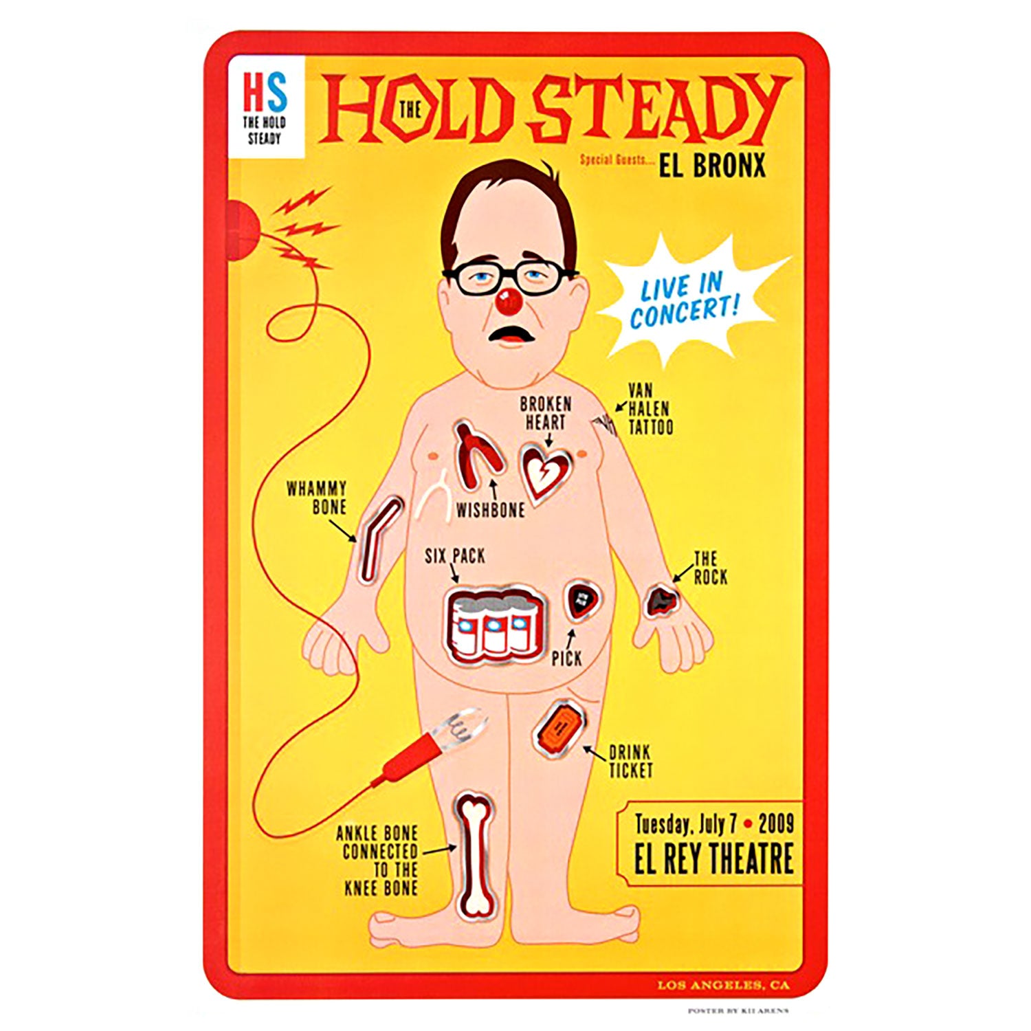 The El Rey Print by Kii Arens Limited Screenprint