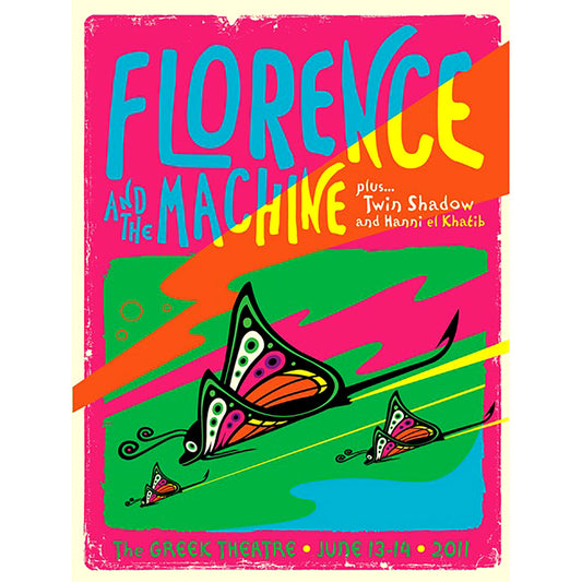 Greek Theatre 2011 by Kii Arens Limited Screenprint