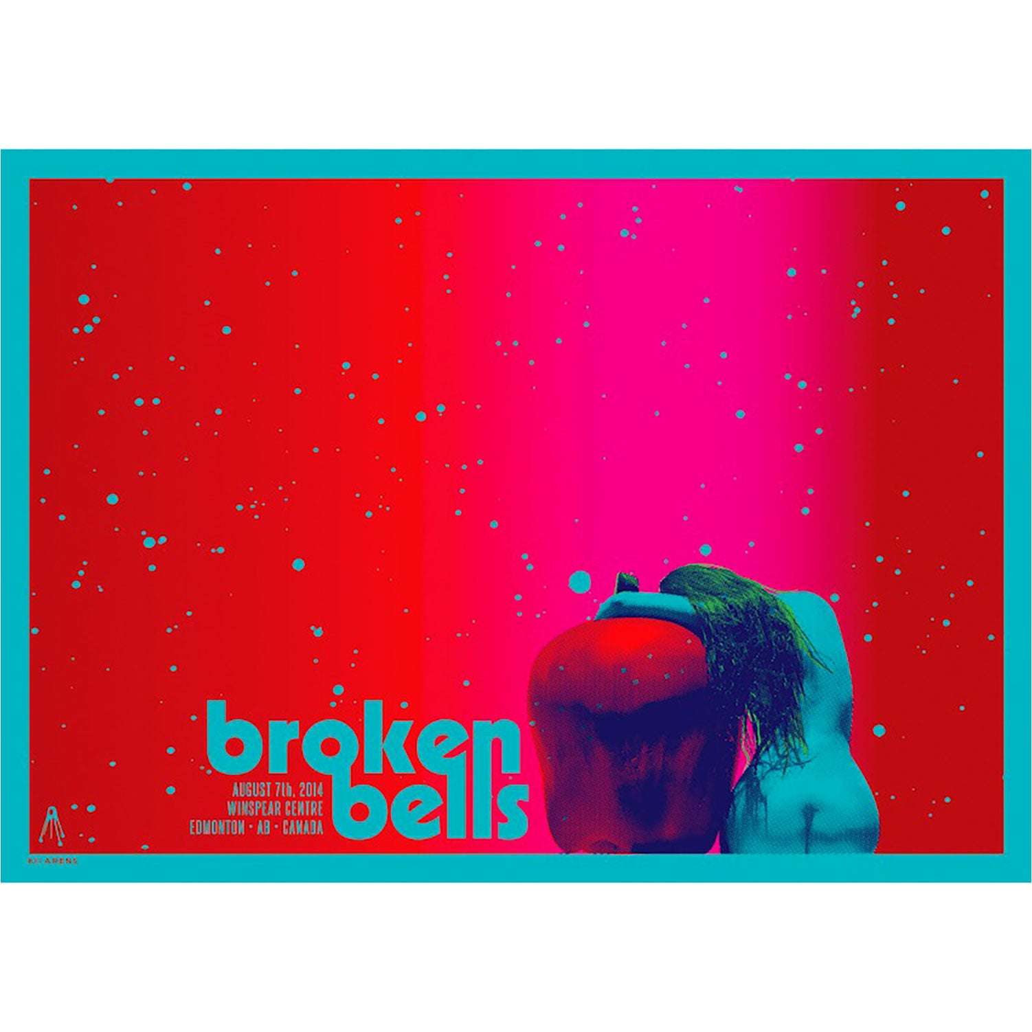 Winspear Centre 2014 print by Kii Arens Limited Screenprint