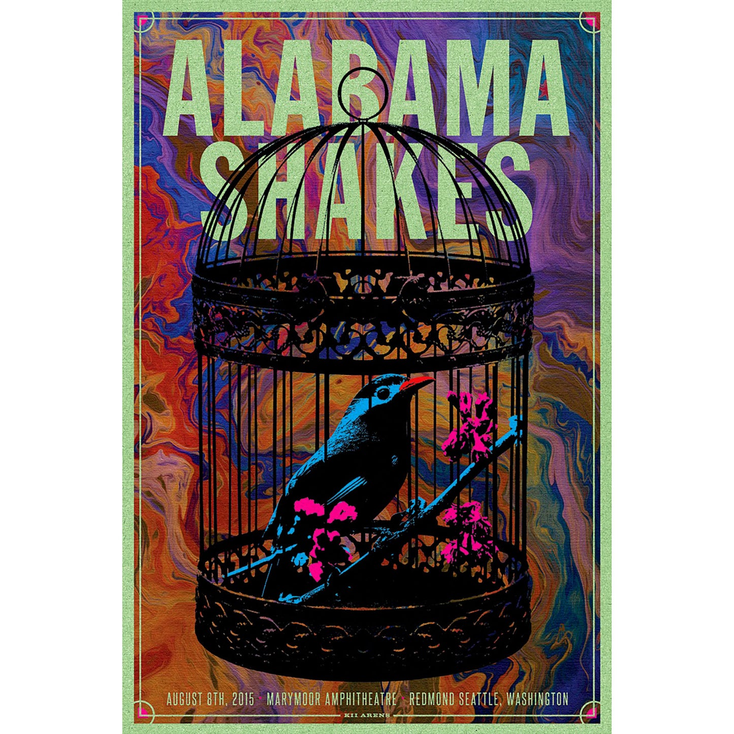 MaryMoor Park 2015 Print by Kii Arens Limited Screenprint