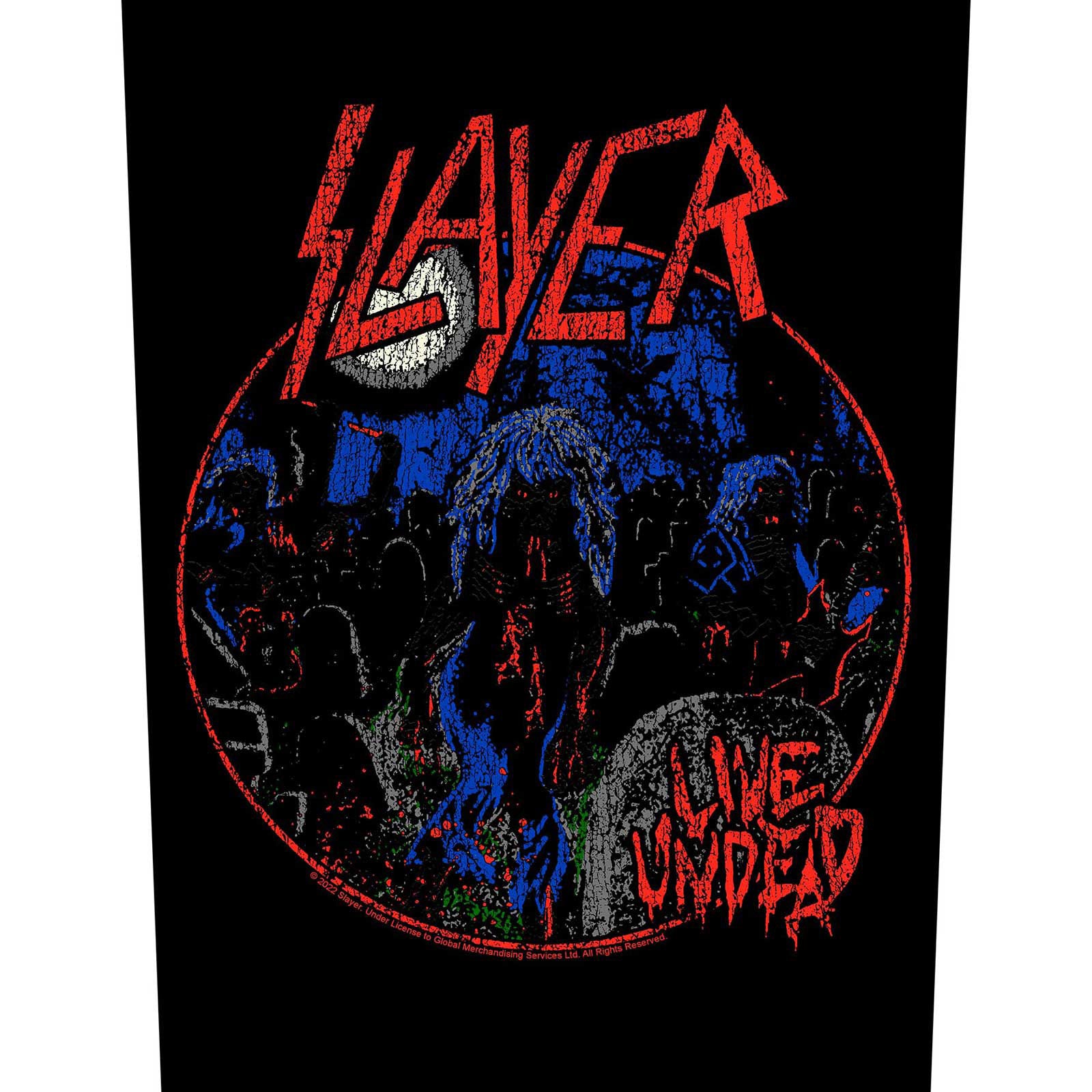 Live Undead Back Patch
