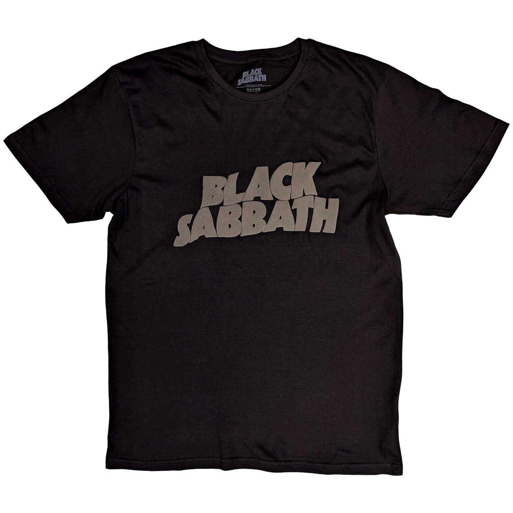 Black Sabbath Wavy Logo T-shirt 444293 | Rockabilia Merch Store