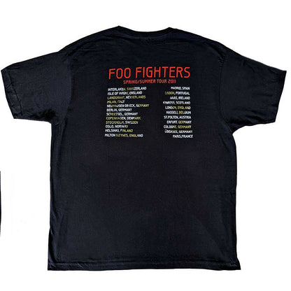Wasting Light 2011 European Tour T-shirt