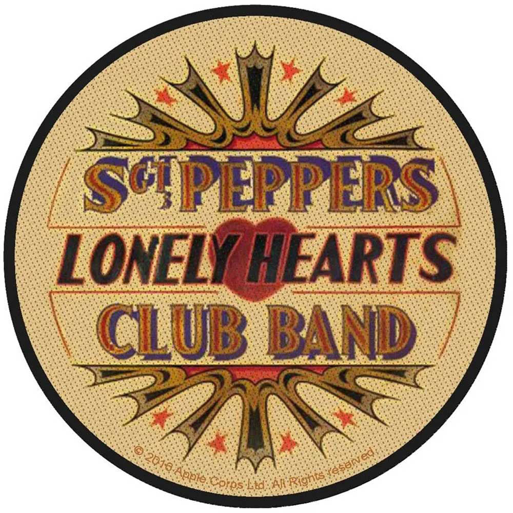 Beatles Sgt Peppers Lonely Hearts Club Band Woven Patch