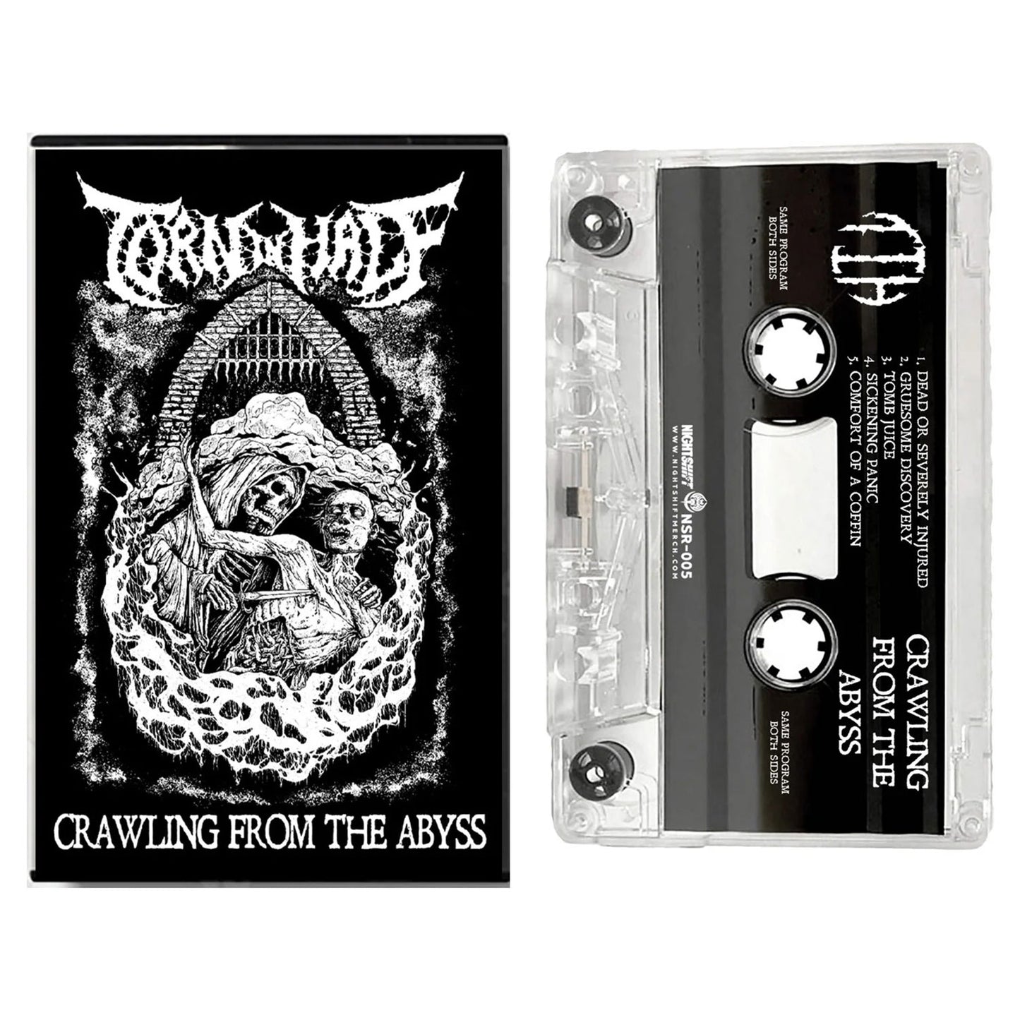 Torn In Half Crawling From The Abyss Cassette Tape