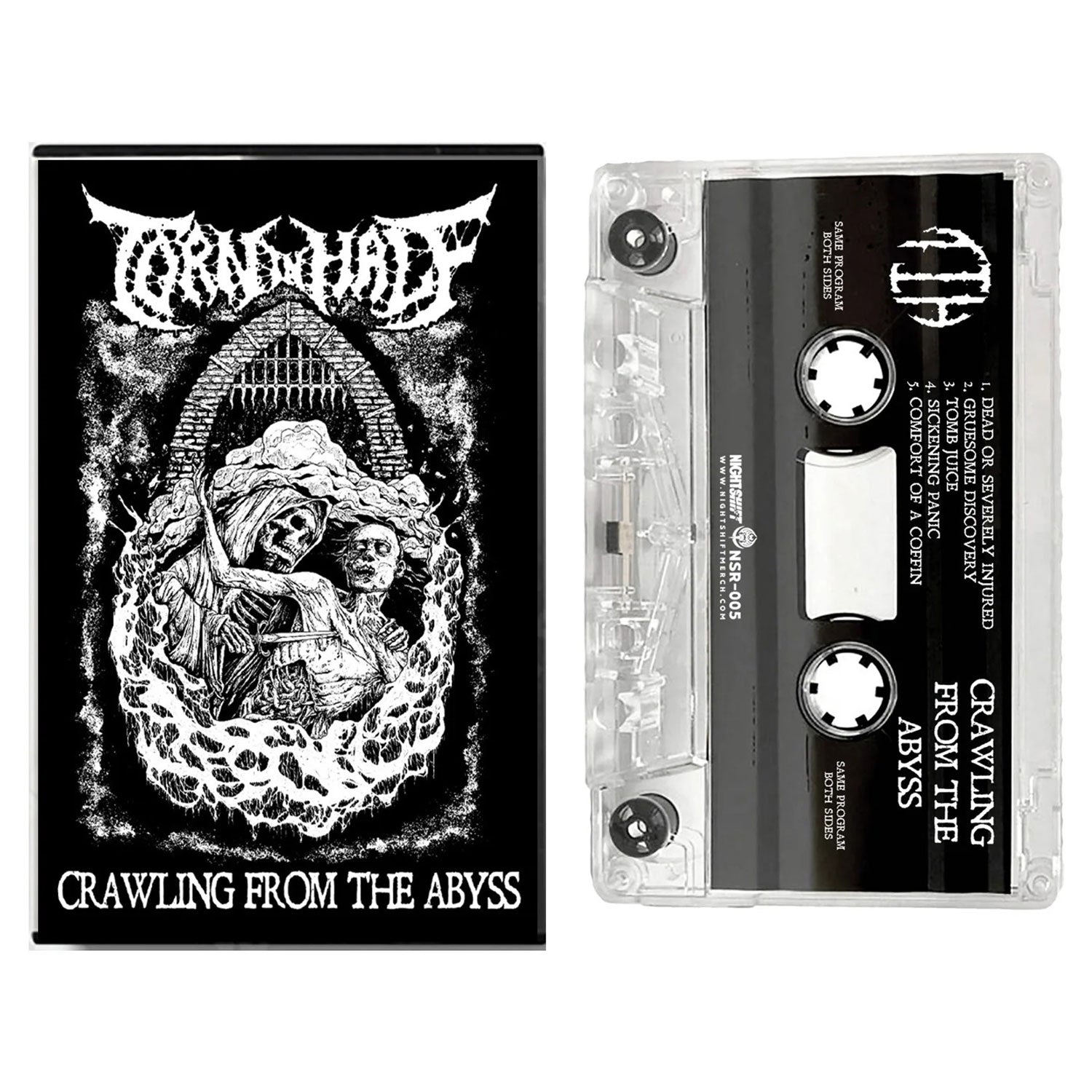 Torn In Half Crawling From The Abyss Cassette Tape